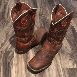 Men’s Justin bent rail boots